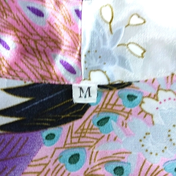 JAPANESE PEACOCK KIMONO WOMANS M - Picture 7 of 7